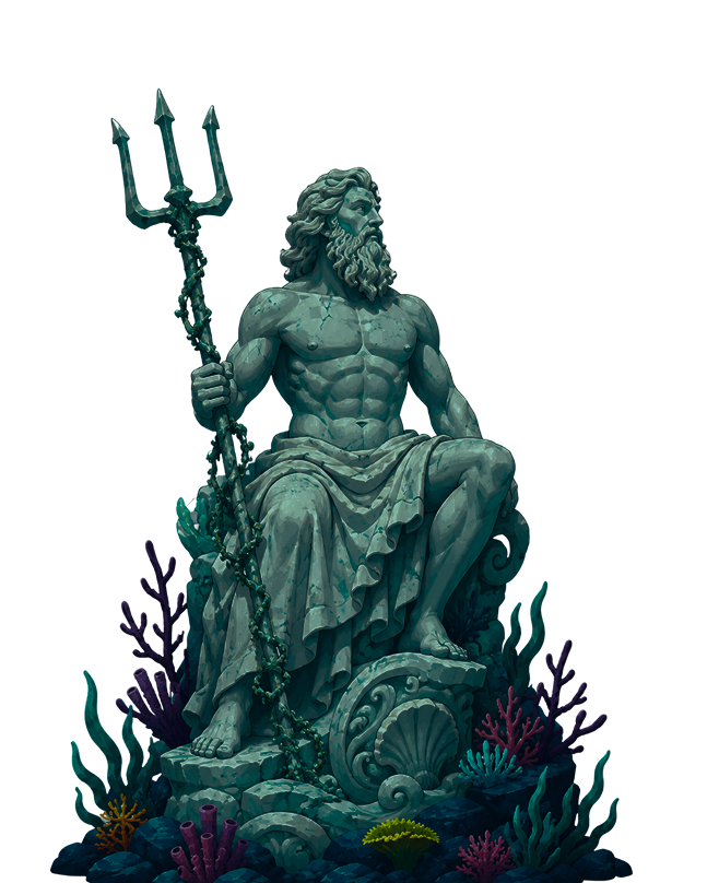 Poseidon statue